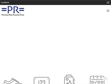Tablet Screenshot of potomacriverrunning.com